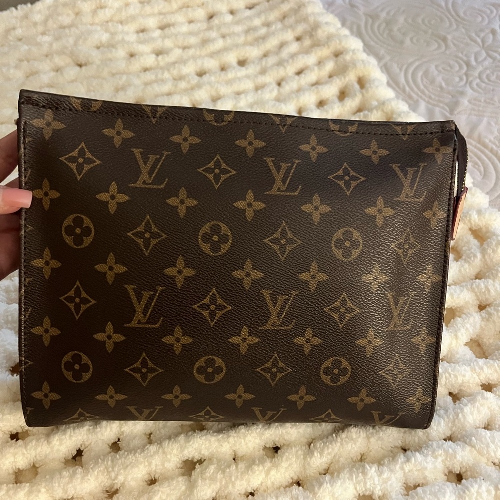 Brown Monogram Pouch